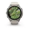 Garmin fēnix 9 Pro inReach 43 mm Titanium / Fog Grey / Dark Sandstone Silicone