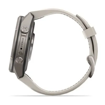 Garmin fēnix 9 Pro 43 mm Titanium / Fog Grey / Dark Sandstone Silicone