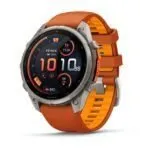 Garmin fēnix 9 Pro inReach 47 mm Titanium / Autumn Orange / Spark Orange Silicone Garmin fēnix 9 Pro inReach 47 mm Titanium / Autumn Orange / Spark Orange Silicone