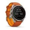 Garmin fēnix 9 Pro inReach 47 mm Titanium / Autumn Orange / Spark Orange Silicone
