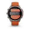 Garmin fēnix 9 Pro inReach 47 mm Titanium / Autumn Orange / Spark Orange Silicone