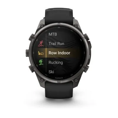 Garmin fēnix 9 Pro inReach 47 mm Carbon Gray DLC Titanium / Black / Pebble Grey Silicone
