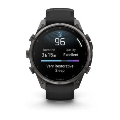 Garmin fēnix 9 Pro inReach 47 mm Carbon Gray DLC Titanium / Black / Pebble Grey Silicone