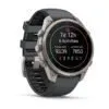 Garmin fēnix 9 Pro 47 mm Titanium / Graphite / Black Silicone