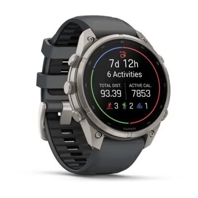 Garmin fēnix 9 Pro 47 mm Titanium / Graphite / Black Silicone