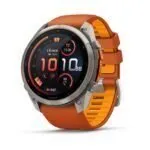 Garmin fēnix 9 Pro inReach 51 mm Titanium / Autumn Orange / Spark Orange Silicone Garmin fēnix 9 Pro inReach 51 mm Titanium / Autumn Orange / Spark Orange Silicone