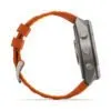 Garmin fēnix 9 Pro inReach 51 mm Titanium / Autumn Orange / Spark Orange Silicone