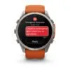 Garmin fēnix 9 Pro inReach 51 mm Titanium / Autumn Orange / Spark Orange Silicone