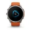 Garmin fēnix 9 Pro inReach 51 mm Titanium / Autumn Orange / Spark Orange Silicone