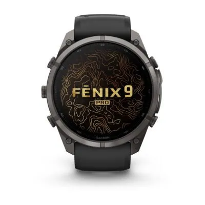 Garmin fēnix 9 Pro inReach 51 mm Carbon Gray DLC Titanium / Black / Pebble Grey Silicone