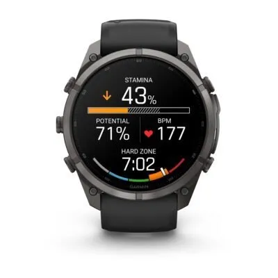 Garmin fēnix 9 Pro 51 mm Carbon Gray DLC Titanium / Black / Pebble Grey Silicone