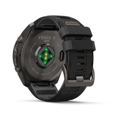 Garmin fēnix 9 Pro 51 mm Carbon Gray DLC Titanium / Black / Pebble Grey Silicone