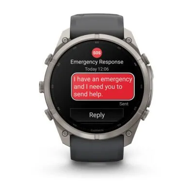 Garmin fēnix 9 Pro inReach 51 mm Titanium / Graphite / Black Silicone