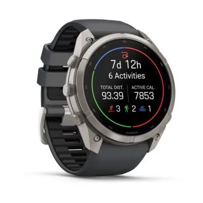 Garmin fēnix 9 Pro 51 mm Titanium / Graphite / Black Silicone