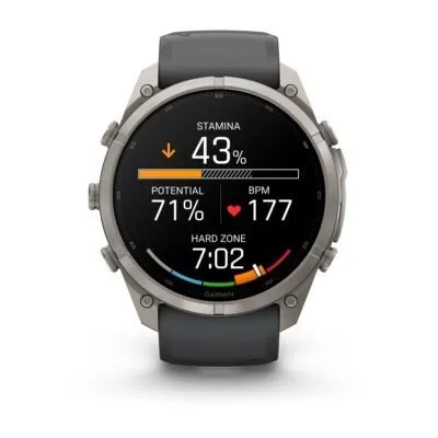 Garmin fēnix 9 Pro 51 mm Titanium / Graphite / Black Silicone