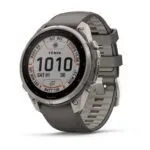 Garmin fēnix 9 Pro inReach Solar 47 mm Titanium / Pebble Grey Silicone Garmin fēnix 9 Pro inReach Solar 47 mm Titanium / Pebble Grey Silicone