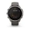 Garmin fēnix 9 Pro inReach Solar 47 mm Titanium / Pebble Grey Silicone