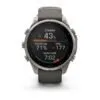 Garmin fēnix 9 Pro inReach Solar 47 mm Titanium / Pebble Grey Silicone