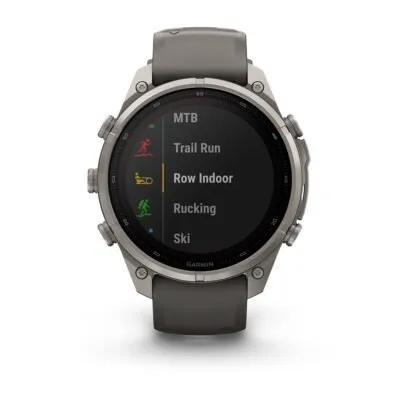 Garmin fēnix 9 Pro inReach Solar 47 mm Titanium / Pebble Grey Silicone