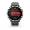 Garmin fēnix 9 Pro inReach Solar 47 mm Titanium / Pebble Grey Silicone