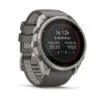 Garmin fēnix 9 Pro inReach Solar 51 mm Titanium / Pebble Grey Silicone