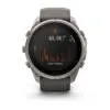Garmin fēnix 9 Pro inReach Solar 51 mm Titanium / Pebble Grey Silicone