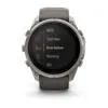 Garmin fēnix 9 Pro inReach Solar 51 mm Titanium / Pebble Grey Silicone