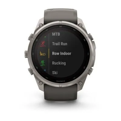 Garmin fēnix 9 Pro inReach Solar 51 mm Titanium / Pebble Grey Silicone