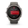 Garmin fēnix 9 Pro inReach Solar 51 mm Titanium / Pebble Grey Silicone