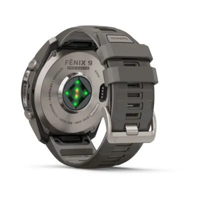Garmin fēnix 9 Pro inReach Solar 51 mm Titanium / Pebble Grey Silicone