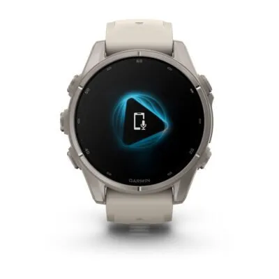 Garmin fēnix 9 43 mm Titanium / Fog Grey Silicone