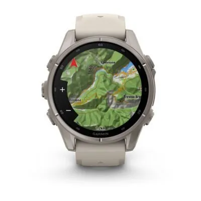 Garmin fēnix 9 43 mm Titanium / Fog Grey Silicone