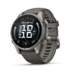 Garmin fēnix 9 43 mm Titanium / Pebble Grey Silicone Garmin fēnix 9 43 mm Titanium / Pebble Grey Silicone