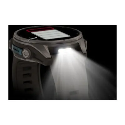 Garmin fēnix 9 43 mm Titanium / Pebble Grey Silicone