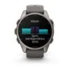 Garmin fēnix 9 43 mm Titanium / Pebble Grey Silicone