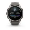 Garmin fēnix 9 43 mm Titanium / Pebble Grey Silicone