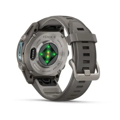 Garmin fēnix 9 43 mm Titanium / Pebble Grey Silicone