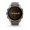 Garmin fēnix 9 43 mm Titanium / Pebble Grey Silicone