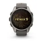Garmin fēnix 9 43 mm Titanium / Pebble Grey Silicone Garmin fēnix 9 43 mm Titanium / Pebble Grey Silicone