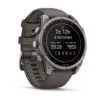 Garmin fēnix 9 47 mm Titanium / Pebble Grey Silicone