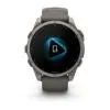 Garmin fēnix 9 47 mm Titanium / Pebble Grey Silicone