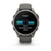 Garmin fēnix 9 47 mm Titanium / Pebble Grey Silicone