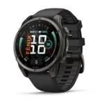 Garmin fēnix 9 47 mm Carbon Grey DLC Titanium / Black Silicone Garmin fēnix 9 47 mm Carbon Grey DLC Titanium / Black Silicone