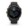 Garmin fēnix 9 47 mm Carbon Grey DLC Titanium / Black Silicone