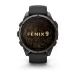Garmin fēnix 9 47 mm Carbon Grey DLC Titanium / Black Silicone Garmin fēnix 9 47 mm Carbon Grey DLC Titanium / Black Silicone