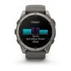 Garmin fēnix 9 51 mm Titanium / Pebble Grey Silicone