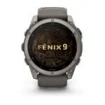 Garmin fēnix 9 51 mm Titanium / Pebble Grey Silicone Garmin fēnix 9 51 mm Titanium / Pebble Grey Silicone