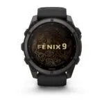 Garmin fēnix 9 51 mm Carbon Grey DLC Titanium / Black Silicone Garmin fēnix 9 51 mm Carbon Grey DLC Titanium / Black Silicone