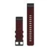 Garmin QuickFit 22 Watch Band Heathered Red Nylon