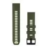Garmin QuickFit 22 Watch Band Olive Drab / Citron Silicone Garmin QuickFit 22 Watch Band Olive Drab / Citron Silicone